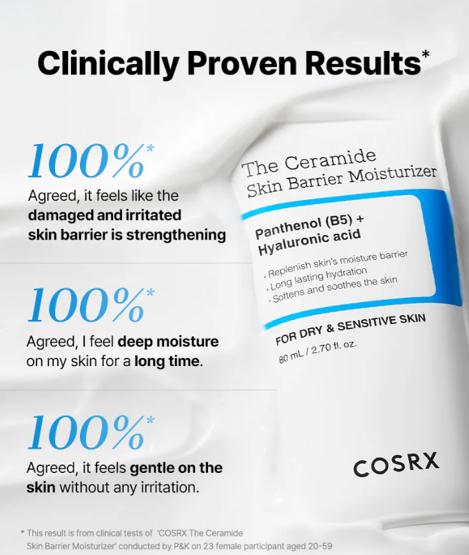 COSRX The Ceramide Skin Barrier Moisturizer - Ceramidowy Krem Nawilżający 80ml