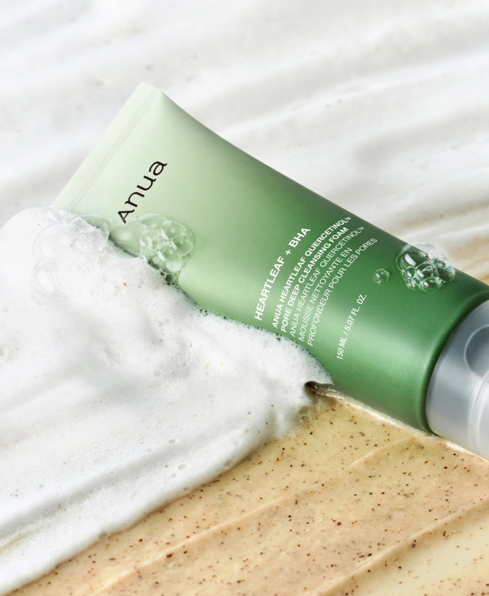 Anua Heartleaf Quercetinol Pore Deep Cleansing Foam - Dogłębnie Oczyszczająca Pianka do Twarzy 150ml