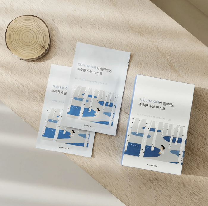 Round Lab Birch Juice Moisturizing Mask - Nawilżająca Maska z Sokiem z Brzozy 25ml