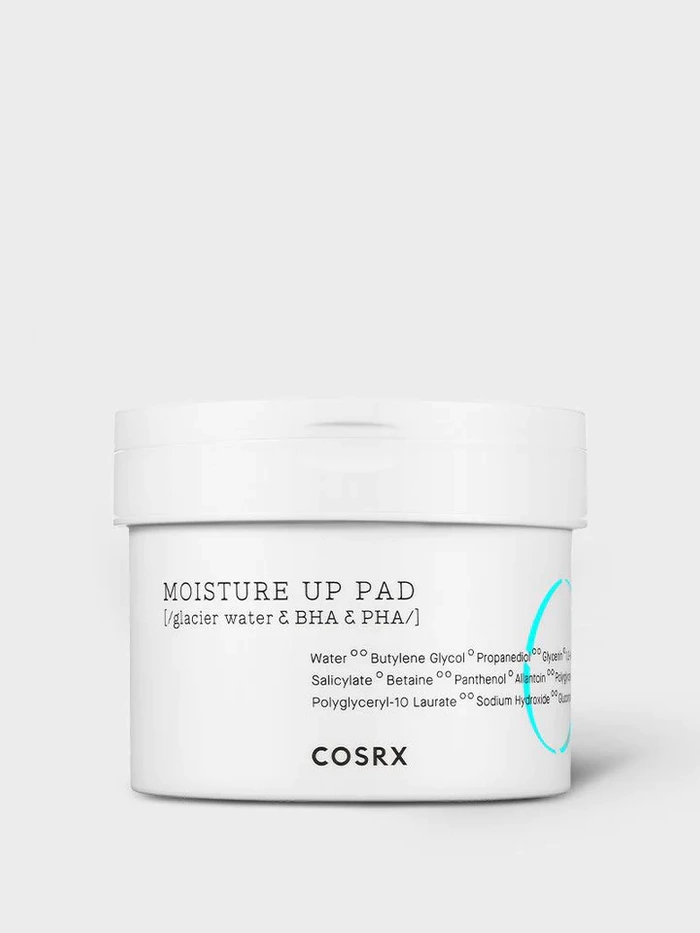 COSRX One Step Moisture Up Pad - Płatki Złuszczająco-Nawilżające Do Twarzy 70szt.