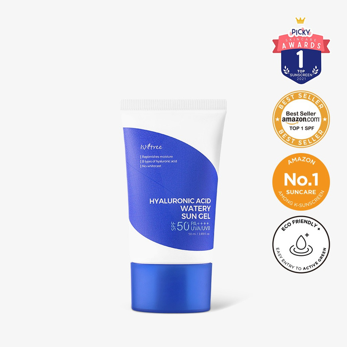 ISNTREE Hyaluronic Acid Watery Sun Gel SPF50+ PA++++ - żel z filtrem SPF 50ml