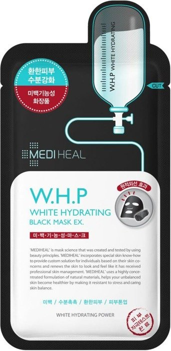 W.H.P White Hydrating - Maska W Płachcie Czarna Nawilżająca 25ml