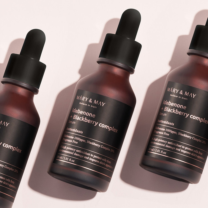 Mary&May Idebenone + Blackberry Complex Serum - Nawilżające Serum Antyoksydacyjne 30ml
