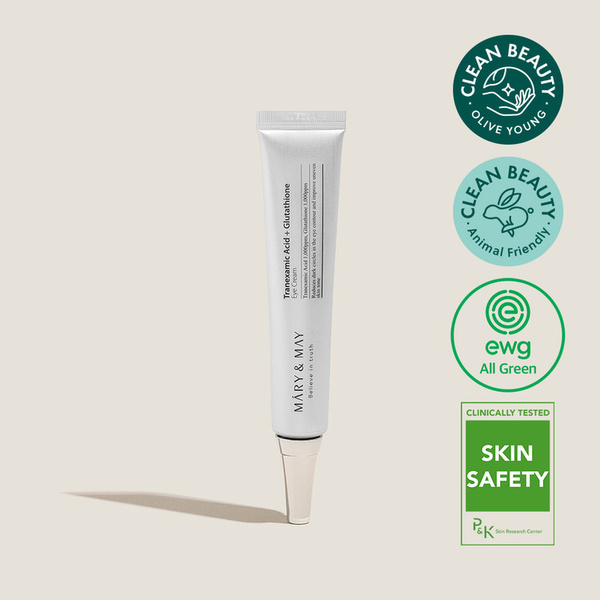 Mary&May Tranexamic Acid + Glutathione Eye Cream - Rozjaśniający Krem Pod Oczy 30g