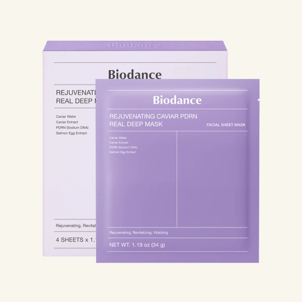 Biodance Rejuvenating Caviar PDRN Real Deep Mask - Odmładzająca Maseczka z Ekstraktem z Kawioru 34g